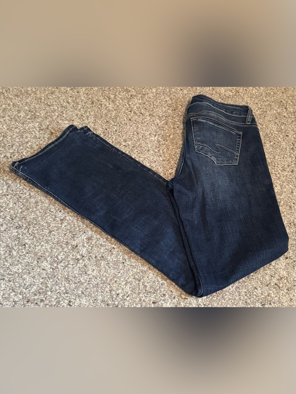 Silver Jeans Co Suki Slim Bootcut Jeans Womens Medium Wash Button Fly L93639